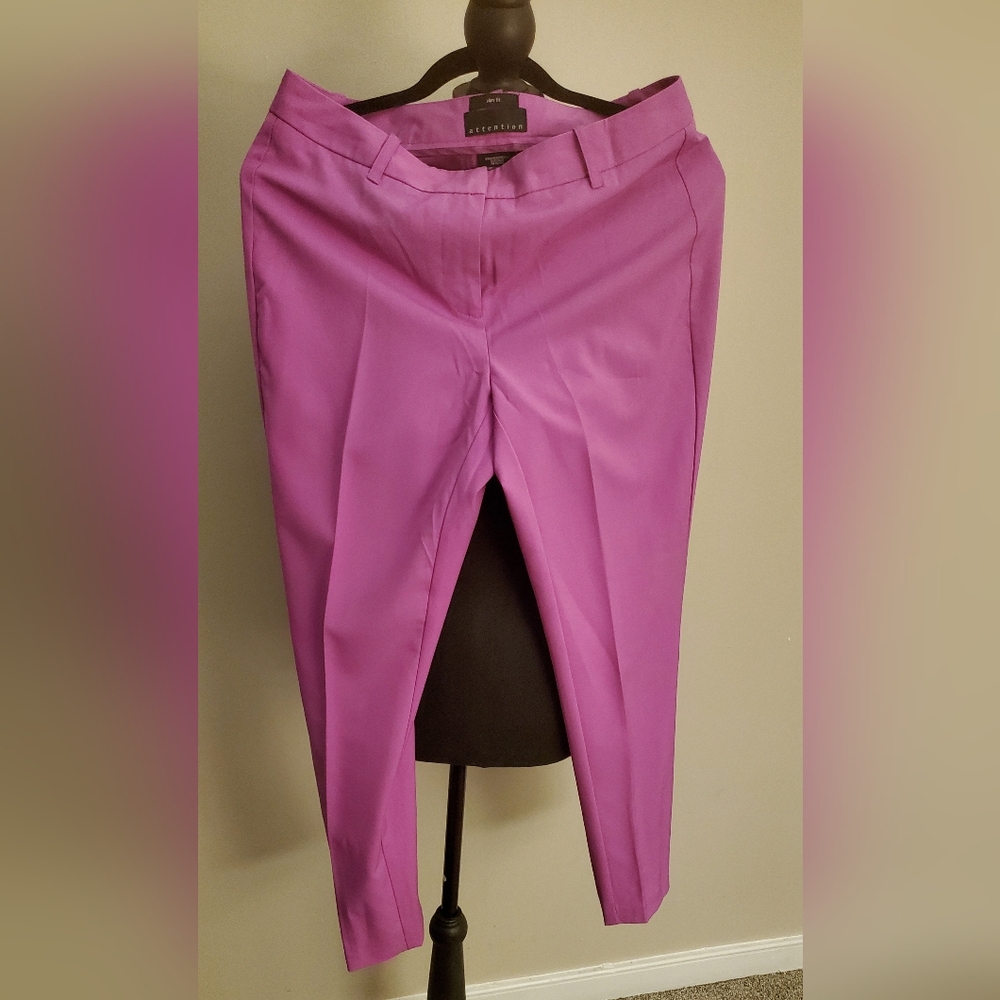 Attention Slim Fit Fuchsia Pants